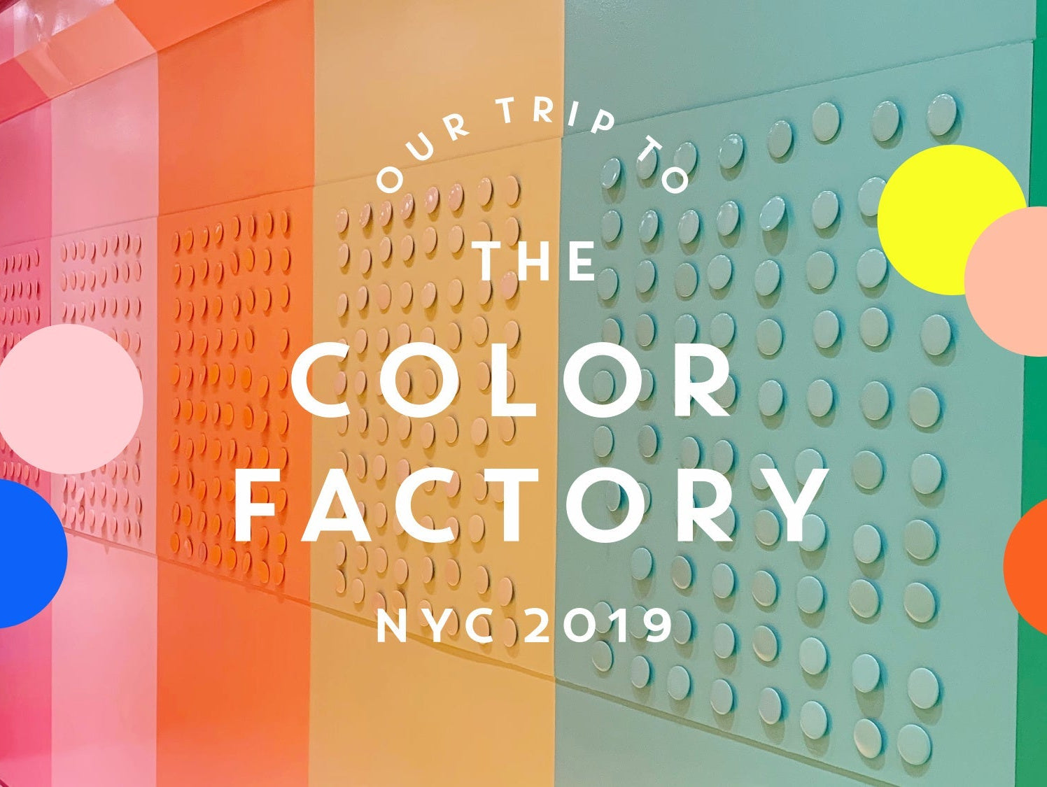 Our Trip To the Color Factory • NYC 2019